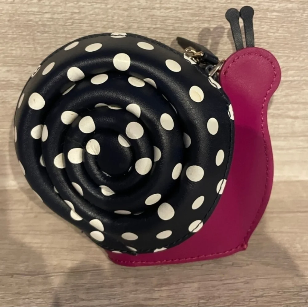 Kate Spade Dotty Snail Coin Enchanted Forrest Collection NWT